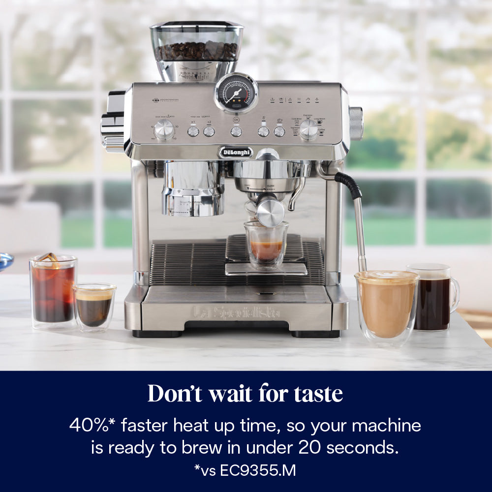 Delonghi La Specialista Opera Bean to Cup Coffee Machine with HomeCafe Kit, Stainless Steel - Keans Claremorris