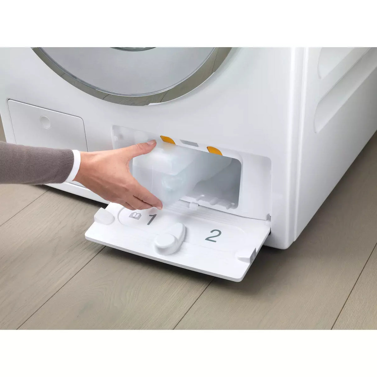 Miele TwinDos Care Cleaning Agent for TwinDos Dispensing System, model 11171420, available at Keans Claremorris