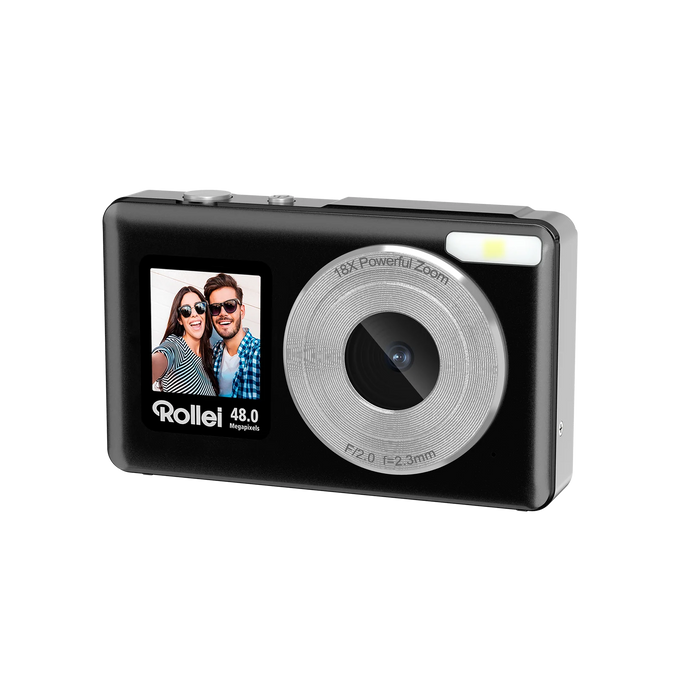 Rollei Compactline Digital Camera 48MP 4K – Black | 12096 - Image 2