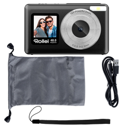 Rollei Compactline Digital Camera 48MP 4K – Black | 12096
