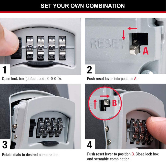 Master Lock Large Key Box | XMS25KEYSAFE - Image 4