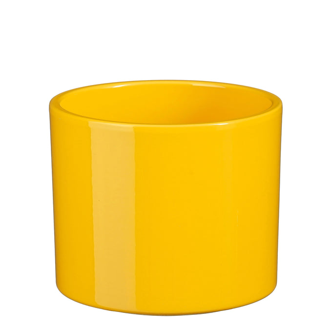 Era Ceramic Pot Round Yellow -Large - Image 1