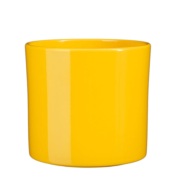 Era Ceramic Pot Round Yellow -Small