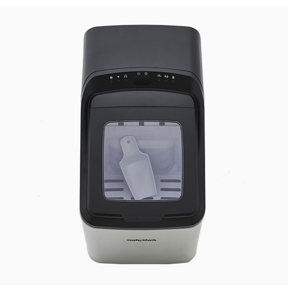 Morphy Richards 2.8 Litre Ice Maker with fast ice production, available at Keans Claremorris.