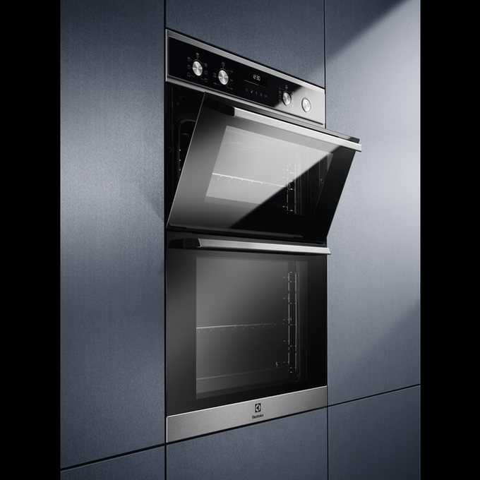 Electrolux 42/61L Built-In Double Oven Stainless Steel EDFDC46X available at Keans Claremorris