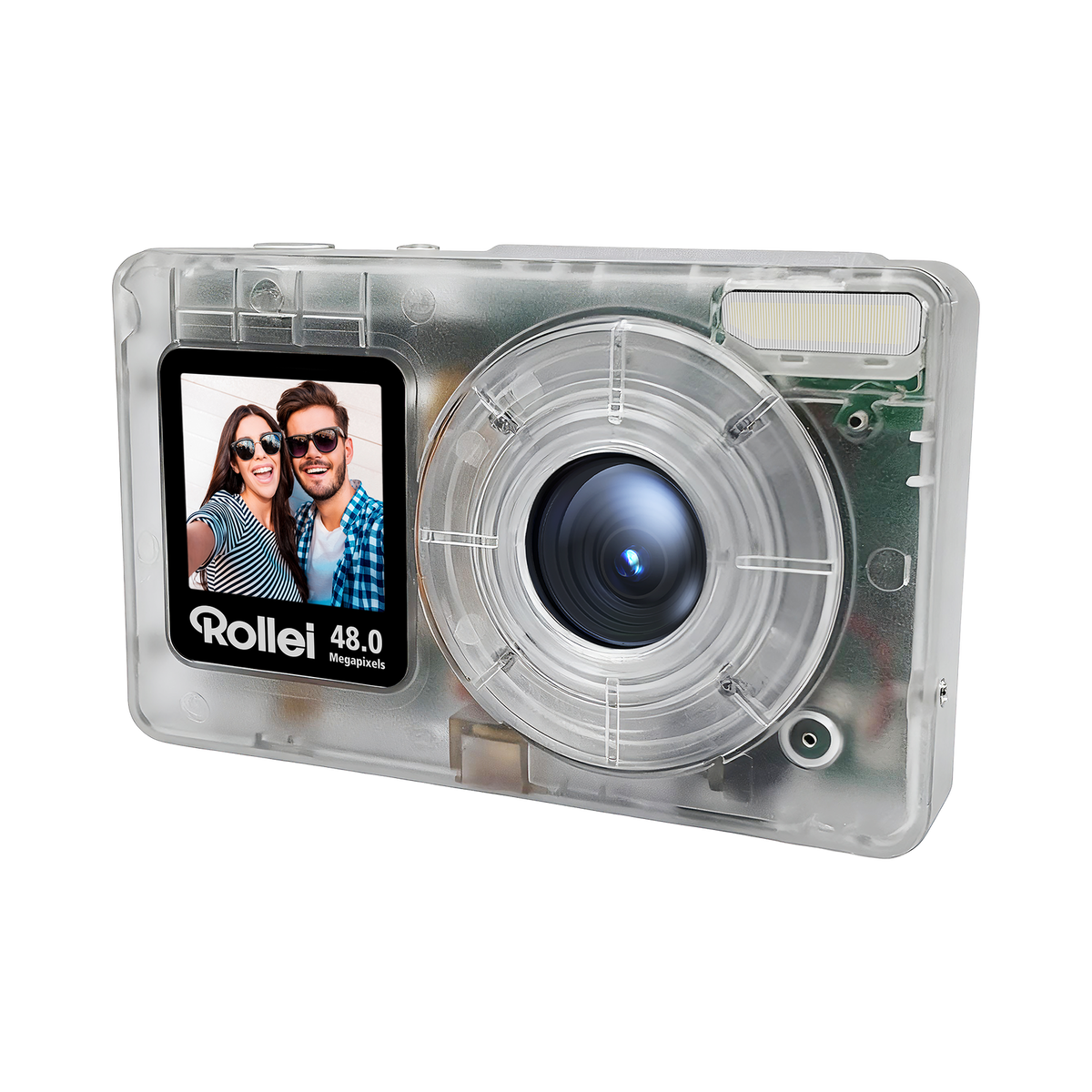 Rollei Compactline Digital Camera 48MP 4K – Transparent | 12096 - Image 3