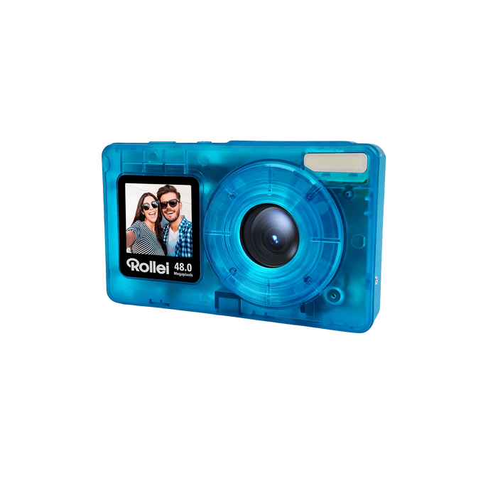 Rollei Compactline Digital Camera 48MP 4K – Blue Clear | 12098 - Image 2