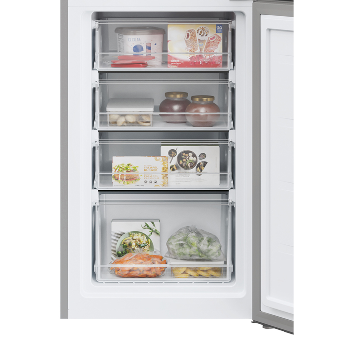 Hoover 50/50 Rf 176x55cm Low Frost Fridge Freezer - Silver - Image 4