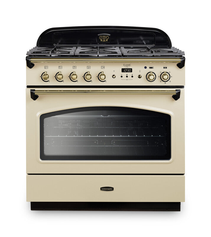 Rangemaster Classic FX 90CM Dual Fuel Range Cooker in stainless steel - available at Keans Claremorris