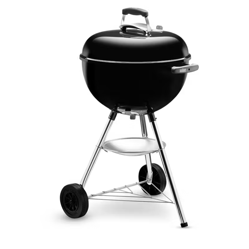 Weber Compact 47cm Charcoal Barbecue with lid and vent, portable grill - Keans Claremorris