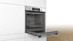 Bosch Pyro Multifunction Single Oven Series 6 with Meatprobe – Efficient cooking, available at Keans Claremorris