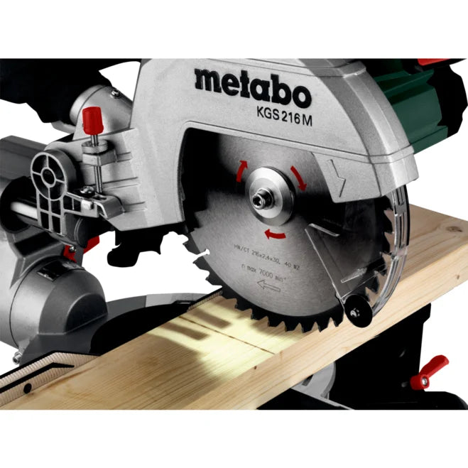 Metabo 216mm Cross Cut Mitre Saw | KGS 216M - Image 10