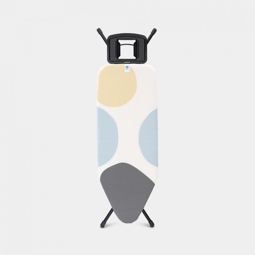 Brabantia Ironing Board 124x45cm with spring bubbles cover, height adjustable 75-98cm, 7.7kg - Keans Claremorris