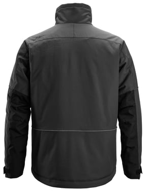 Snickers AllroundWork Winter Jacket 1158 black, durable workwear, insulated warmth, available at Keans Claremorris.