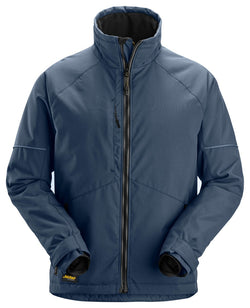 Snickers AllroundWork Winter jacket 1158 Navy/Black, insulated, water-repellent, durable fabric, reflective details – Keans