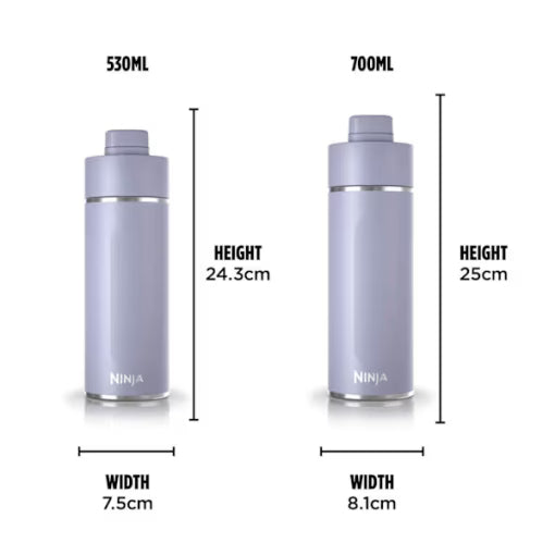 Ninja Thirsti 530ml Travel Bottle in Lavender - Image 7