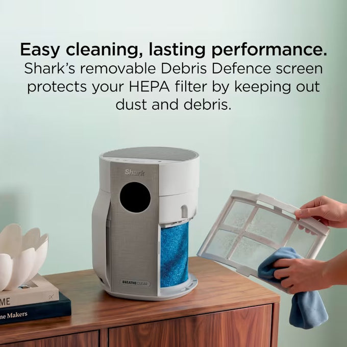 Shark BreatheClear Compact Air Purifier Dove | HP062UK - Image 7