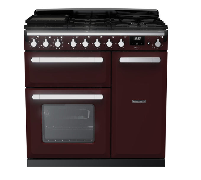 Rangemaster Dual Fuel Estel Deluxe 90cm Chrome Trim - Image 4