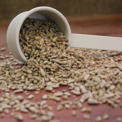 Pekish Sunflower Hearts 12.75kg bird seed bag, premium quality, available at Keans Claremorris store.