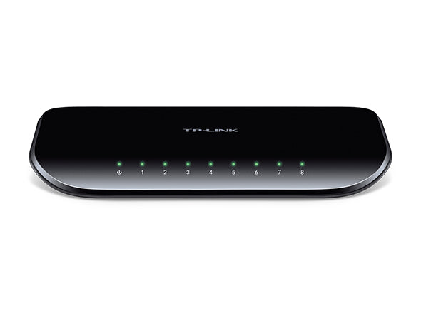 TP-Link 8-Port Gigabit Desktop Switch with energy-saving tech, auto-negotiation, plug and play – Keans Claremorris