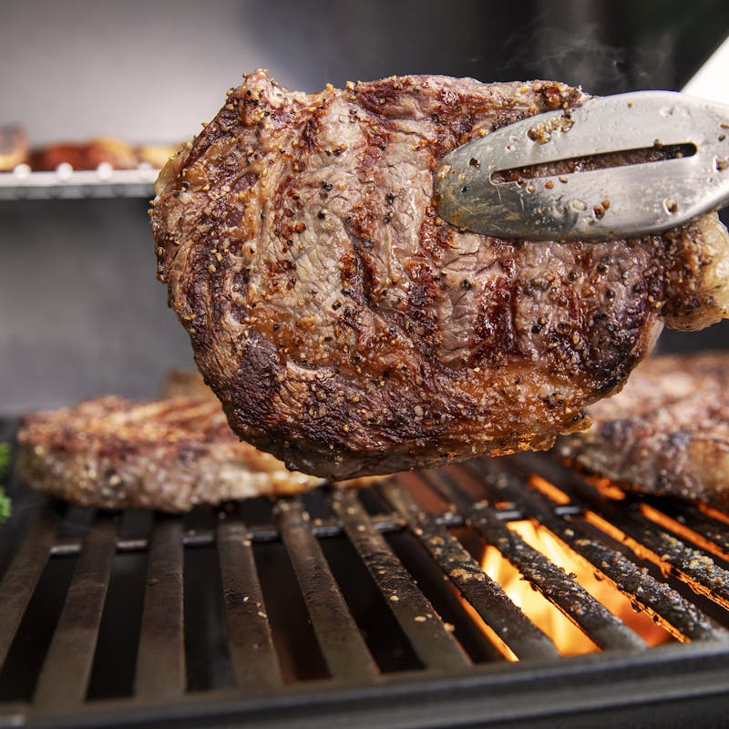 Weber Genesis E-315 Gas Barbecue with 3 burners, stainless steel design, available at Keans Claremorris.