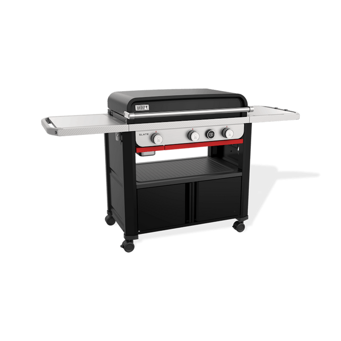 Weber SLATE GPD 76 cm Premium Griddle with durable cooking surface, available at Keans Claremorris store.