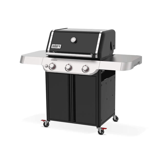 Weber Genesis E-315 Gas Barbecue with 3 burners, stainless steel, side burner - available at Keans Claremorris