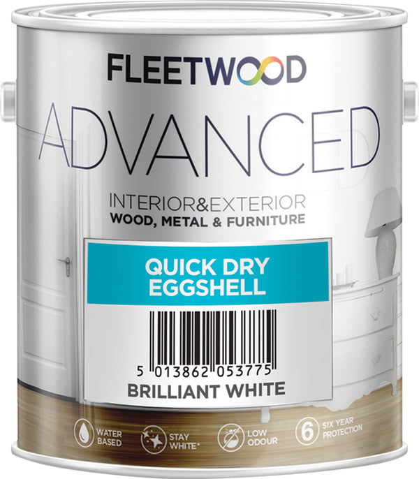 Fleetwood Advanced Quick Dry Eggshell 2.5ltr