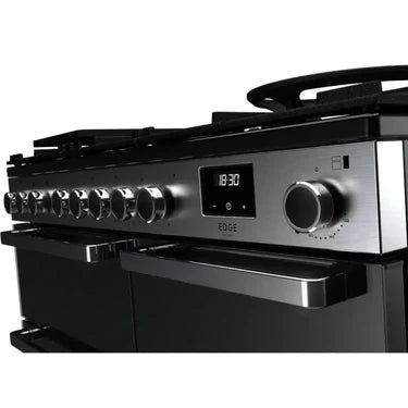 Rangemaster Dual Fuel Edge Deluxe Black Glass - Image 4