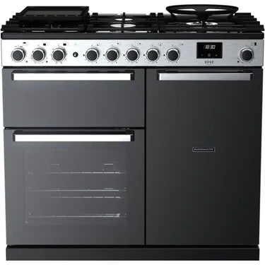 Rangemaster Dual Fuel Edge Deluxe Black Glass - Image 2