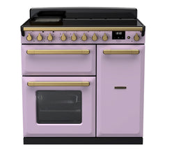 Rangemaster Induction Estel Deluxe 90cm Antique Brass Trim