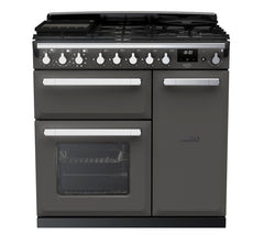 Rangemaster Dual Fuel Estel Deluxe 90cm Chrome Trim
