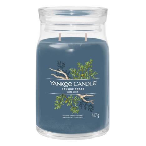 Yankee Candle signature large jar bayside cedar