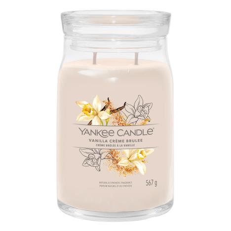 Yankee Candle signature large jar vanilla crème brûlée
