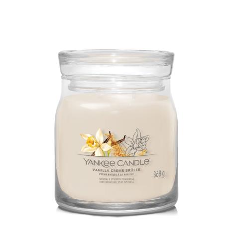 Yankee Candle signature medium jar vanilla crème brûlée