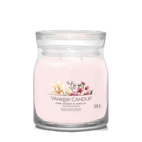 Yankee Candle signature medium jar pink cherry vanilla