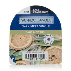 Yankee Candle wax melt single sage & citrus