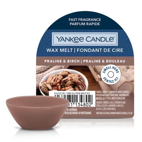 Yankee Candle wax melt single praline & birch