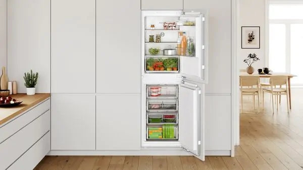 Bosch KIN85NFE0G Series 2 built-in 50/50 fridge-freezer with flat hinge – available at Keans Claremorris
