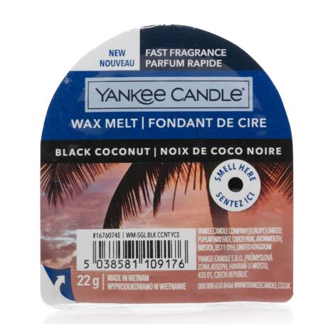 Yankee Original Wax Melt Single Black Coconut