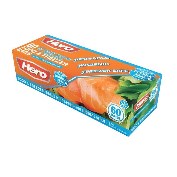 Hero Multi Purpose Double Seal Food and Freezer 60's