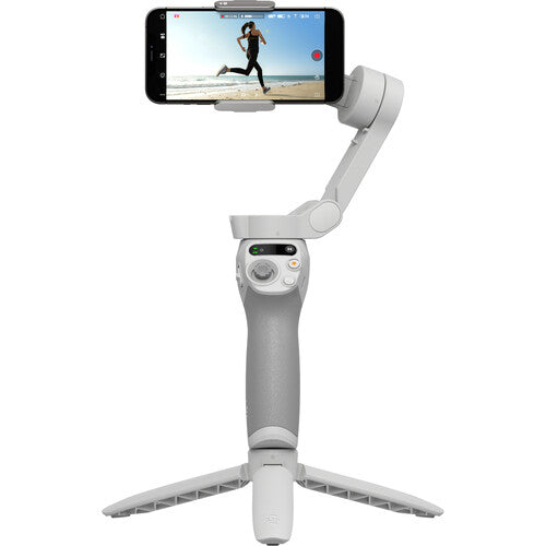 DJI Osmo Mobile SE smartphone gimbal with 3-axis stabilization, magnetic clamp, foldable design – available at Keans