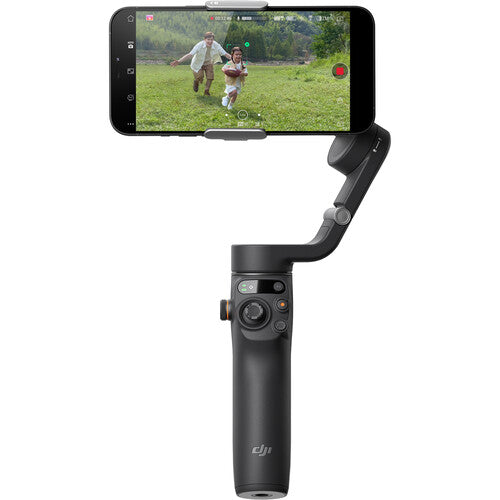 DJI Osmo Mobile 6 Smartphone Gimbal in black with 3-axis stabilization, foldable design, extension rod – Keans Claremorris