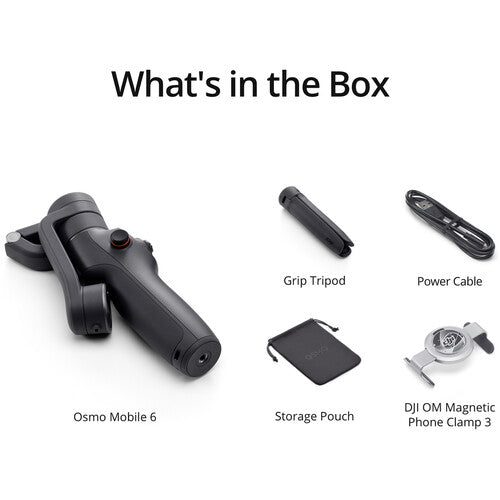 DJI Osmo Mobile 6 Black Smartphone Gimbal for Stabilized Video | Keans Claremorris
