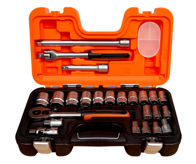 Bahco 1/2" SQ Drive 24 pce Metric Socket Set S240 - Image 2