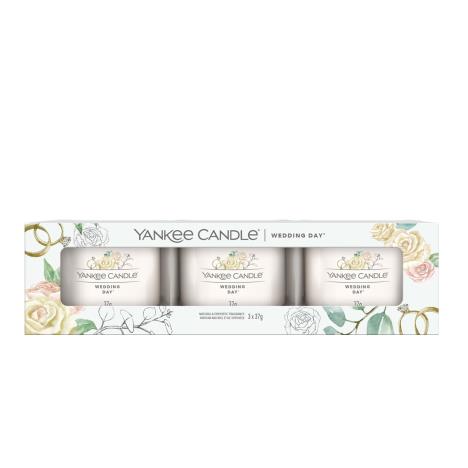 Yankee Candle 3 pack filled votive wedding day