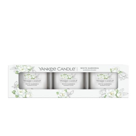 Yankee Candle 3 pack filled votive white gardenia