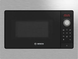 Bosch BFL523MS3B Serie 2 built-in microwave with 7 auto programs, 5 power levels, LED lighting, stainless steel - Keans