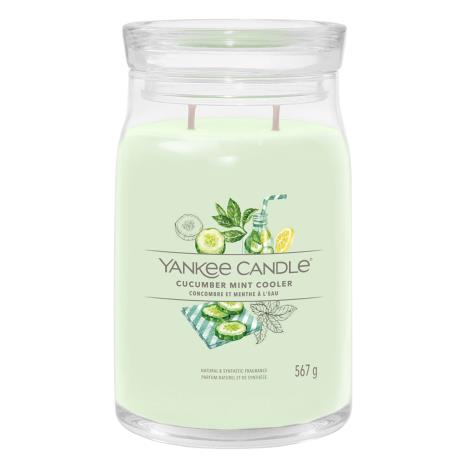Yankee Candle signature large jar cucumber mint cooler