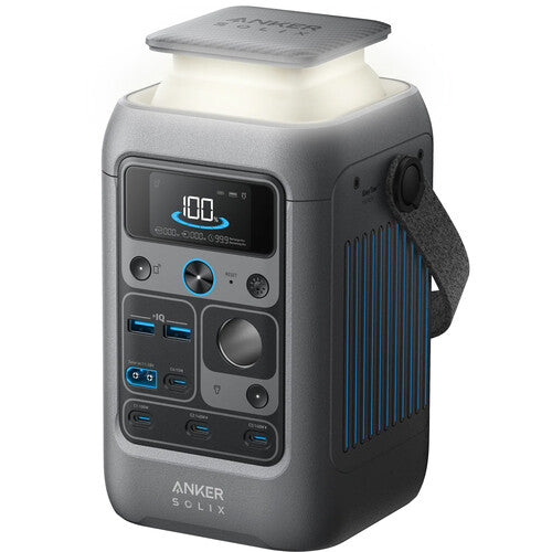 Anker Solix C300X Portable Power Station 288Wh, 300W output, 140W USB-C PD, solar recharge, available at Kean’s Claremorris